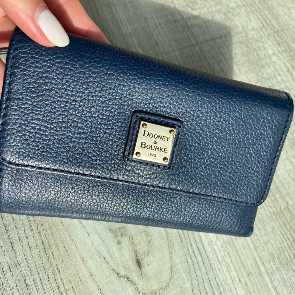 Navy blue Dooney & Bourke wallet